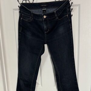 White House Black Market Dark Wash Straight Leg Jean Style - 570027572 - Size 2R